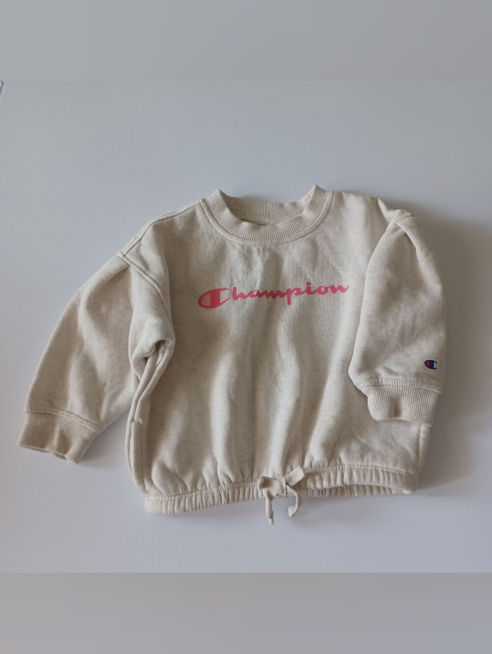 Champion Seatshirt Ruffle Sleeve Girls Sz 18M